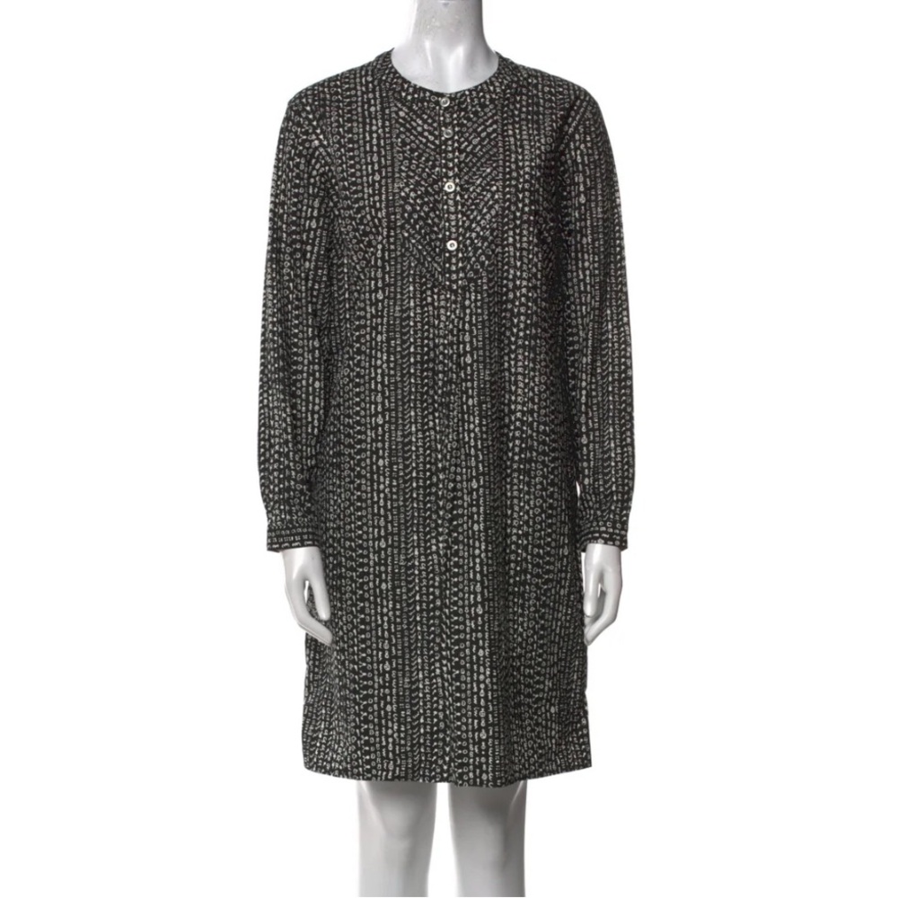 Black and White Patterned Dress